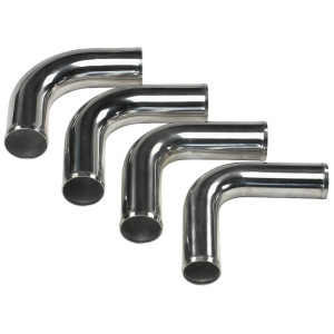 Universele Aluminium Luchtfilterbuis - 90 Graden - Diameter 50mm