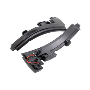 Set LED Zijspiegel-Knipperlichten passend voor Land Rover / Range Rover diverse modellen - Rookgrijs - incl. Dynamic Running Light