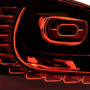 Set R-Look LED Achterlichten passend voor Volkswagen Golf VI 2008-2012 excl. Variant - Rood/Helder/Smoke - incl. Dynamic Running Light