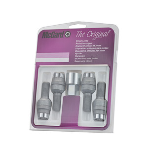 McGard Slotboutenset M14x1.50 - Bolkonisch R14 - Lengte 28.3mm (17mm kop)