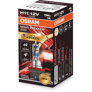 Osram Night Breaker 200 Halogeen lamp - H11 - 12V/60-55W - per stuk