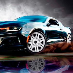 4-Delige J-Tec Wieldoppenset Nascar ST 16-inch zilver