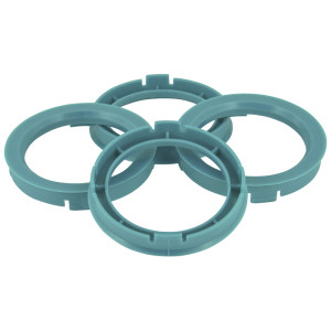 Set TPI Centreerringen - 64.0->60.1mm - Process Blauw