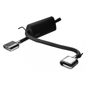 Dubbele Sportuitlaat passend voor Opel Astra H HB 1.3 CDTi 66kW/1.7 CDTi 59/74kW/1.9 CDTi 88/110kW 2004-2009 145x75mm