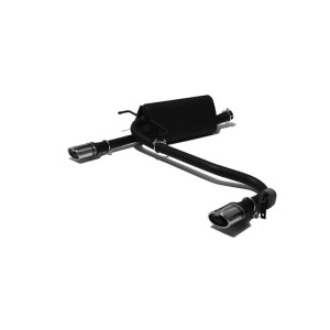 Dubbele Sportuitlaat passend voor Opel Astra H Combi 1.4i 66kW/1.6i 77kW/1.8i 92kW 2004-2009 95x65mm