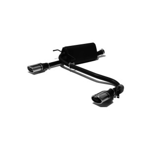 Dubbele Sportuitlaat passend voor Opel Astra H Combi 1.4i 66kW/1.6i 77kW/1.8i 92kW 2004-2009 120x80mm