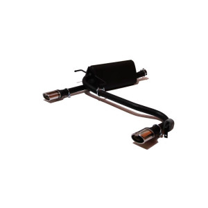 Dubbele Sportuitlaat passend voor Opel Astra H Combi 1.3 CDTi 66kW/1.7 TDCi 59/74kW/1.9 TDCi 88/110kW 2004-2009 95x65mm