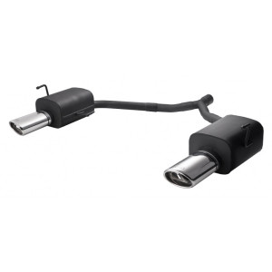 Dubbele Sportuitlaat passend voor Opel Insignia FWD Sedan 2.0 CDTi 118kW 2008-2012 120x80mm