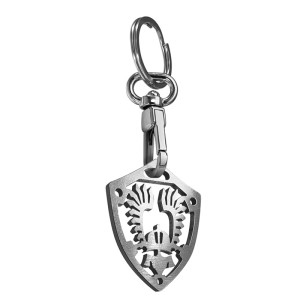 RVS sleutelhanger - 'Husar' (Zilver)