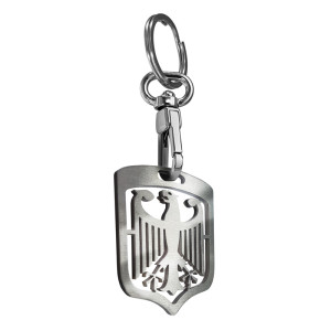 RVS sleutelhanger - 'Duitsland' (Zilver)