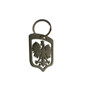 RVS sleutelhanger - 'Polen' (Goud)