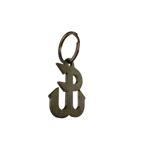 RVS sleutelhanger - 'Kotwica symbool' (Goud)