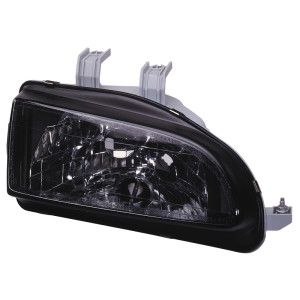 Set Koplampen passend voor Honda Civic 1992-1995 - Helder/Zwart