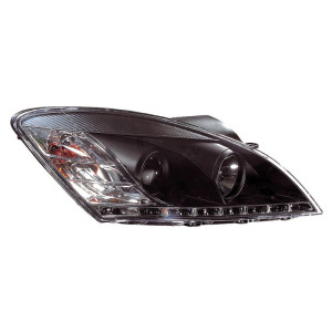 Set Koplampen in DRL-Look passend voor Kia Cee'd 5-deurs 2007-2012 - Zwart