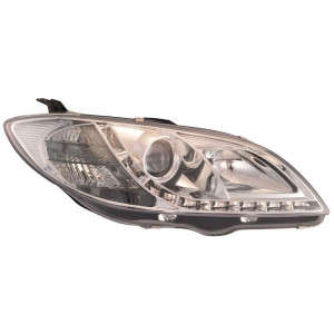 Set Koplampen in DRL-Look passend voor Mazda 3 Sedan 2003-2008 - Chroom