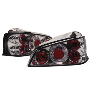 Set Achterlichten passend voor Peugeot 106 1996- - Chroom