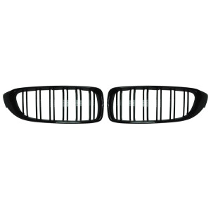 Glanzend zwarte Grills passend voor BMW 4-Serie F32/F33 2014-2016 & M3 F80 & M4 F82 'M-Style'