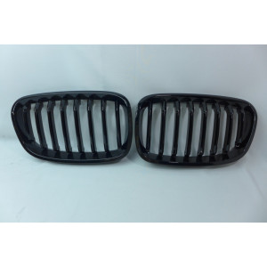 Glanzend zwarte Grills passend voor BMW 1-Serie F20/F21 2012-2015