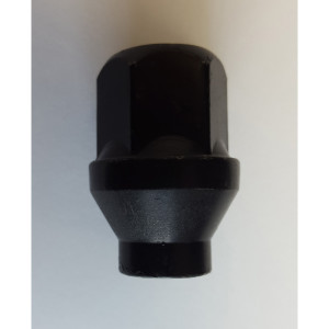 H&R Wielmoer met as 5mm, ø16,7mm konisch - M14x1.50 - Lengte 34mm - Zwart gesloten