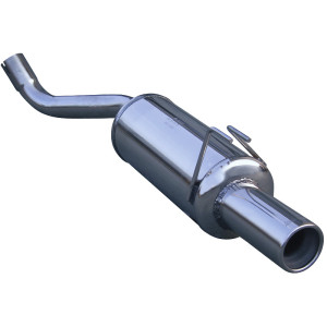 100% RVS Sportuitlaat passend voor Alfa Romeo 145 1.4 TS (103pk) 1994-1997 80mm