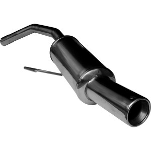 100% RVS Sportuitlaat passend voor Alfa Romeo 147 1.6 TS (120pk) 2001- 102mm