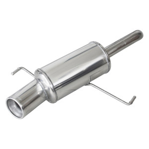 100% RVS Sportuitlaat passend voor Alfa Romeo 147 1.9 JTD (120-150pk) 11/2004- 102mm (Ø54mm)