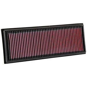 K&N vervangingsfilter passend voor Citroën Berlingo/C3/C3 Picasso/C4/C4 Cactus/C5 aircross/DS3/DS4 & Peugeot 2008/208/308/5008 1.2 Turbo 2013- / 208 II 1.2 2019- & Opel Grandland X 1.2 T (33-3039)