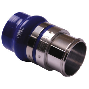 Samco Aluminium koppelstuk - Lengte 87mm - Ø60