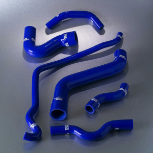 Samco Slangen Kit passend voor Opel Corsa B 1.4 8v Sri - 6-delig - Koeling - Blauw