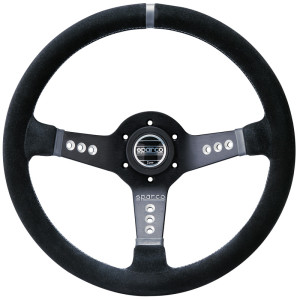 Sparco Universeel Sportstuur 'L777 Piuma' - Zwart Alcantara - Diameter 350mm