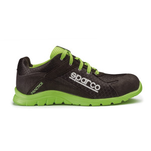 Sparco Lichtgewicht Werkschoenen Practice S1P Keke Zwart/Groen Maat 44