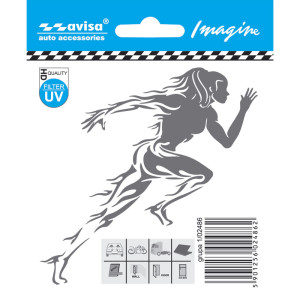 Auto Tattoo Sticker Runner - 9,6x9,6cm