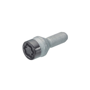 McGard Slotboutenset M14x1.50 Zwart - Konisch - Lengte 27.3mm (17mm kop)