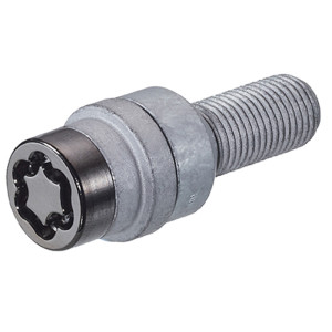 McGard Slotboutenset M14x1.50 Zwart - Bolkonisch R14 - Lengte 27mm (17mm kop)