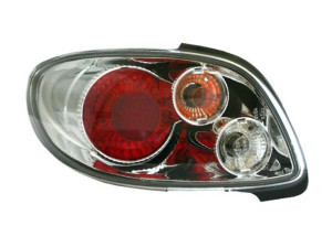 Achterlichten geschikt voor Peugeot 206 3d / 5d chrome
