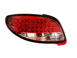 Achterlichten geschikt voor Peugeot 206 LED rood