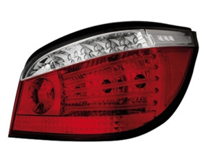 Achterlichten LED (LCI-look) geschikt voor BMW E60 rood/wit