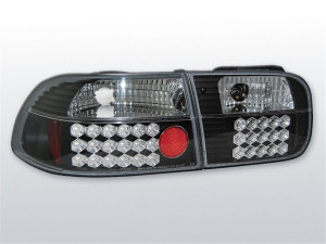 Achterlichten Honda Civic 5 1991-1995 | LED | zwart