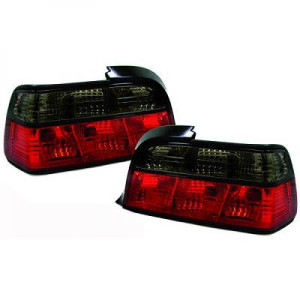 Achterlichten | geschikt voor BMW Coupé / Cabrio E36 1992-1999 | rood/smoke | 05