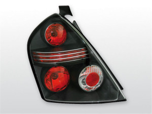 Achterlichten | Fiat Stilo Hatchback 2001-2007 3D | zwart