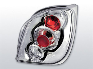 Achterlichten | Ford Fiesta MK3 1989-1995 3D/5D | chroom