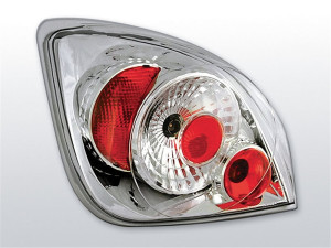 Achterlichten | Ford Fiesta MK4/5 1995-2002 3D/5D | chroom