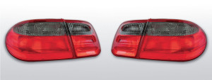 Achterlichten | Mercedes W210 E-Klasse Sedan 1995-2002 | rood / smoke