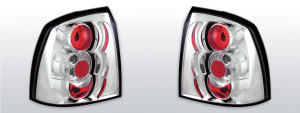 Achterlichten | Opel Astra G Hatchback 1997-2004 3D/5D | chroom