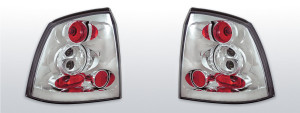 Achterlichten | Opel Astra G Hatchback 1997-2004 3D/5D | chroom