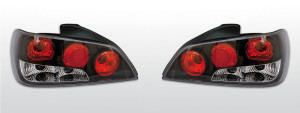 Achterlichten | geschikt voor Peugeot 406 Sedan 1995-1999 | zwart