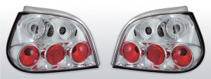 Achterlichten | Renault Megane Hatchback 1999-2002 5D | chroom
