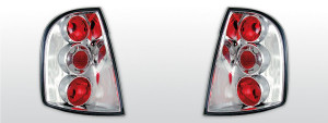 Achterlichten | geschikt voor Skoda Fabia 1 Hatchback 1999-2004 | chroom