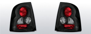 Achterlichten | Skoda Octavia Liftback 1997-2000 | zwart