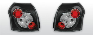 Achterlichten | Toyota Corolla Hatchback 2001-2007 | zwart